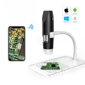 China Made Good Quality Wholesale Digital Microscope Wifi USB Connect Maginfy 1080P Photo Video 50-1000X Zoom Microscope