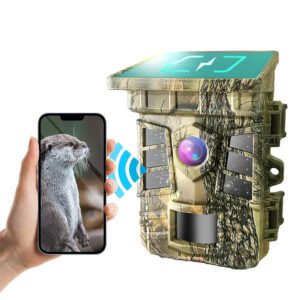 Sensvision Hunting Trap Trail Game Camera With 4G Solar WiFi  Night Vision 4k FHD 1080 720P Video 48 32 MP Photo Trail Cameras