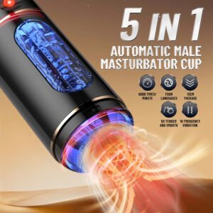 Men&apos;s Masturbator Pocket Pussy Automatic Male Masturbation Cup Intelligent VoicePenis Training Vibrator Sex Toy Joinjjtoy