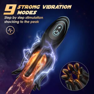 Male Masturbator Eelectroshock Tentacle Shaped Penis Vibrator 360° Wrapping Prostate Massager Handheld Adult Sex Toys for Men 18